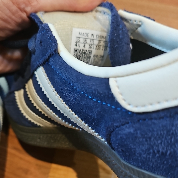 Adidas Women\'s Blue and White Sneakers